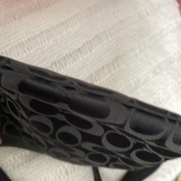Coach Black C Design Crossbody EUC with shirt - Picture 11 of 12
